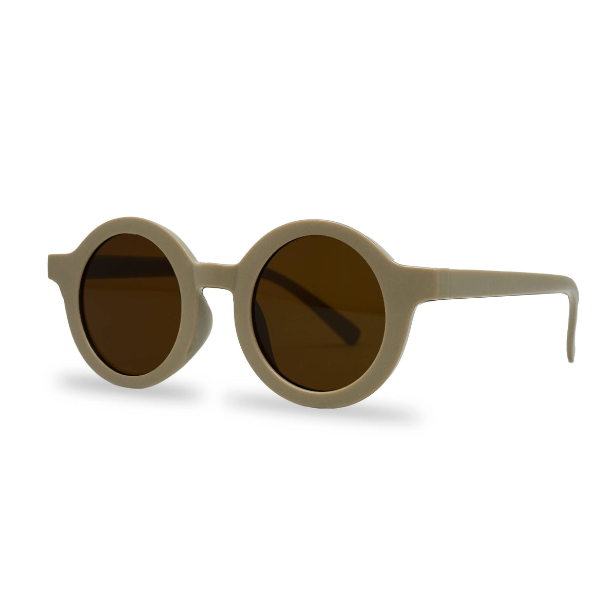 Kids Sunglasses - Taupe (Round)