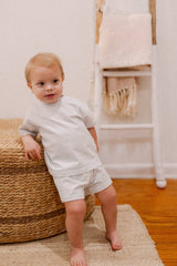 Lou Cotton Set in Blue Stripes