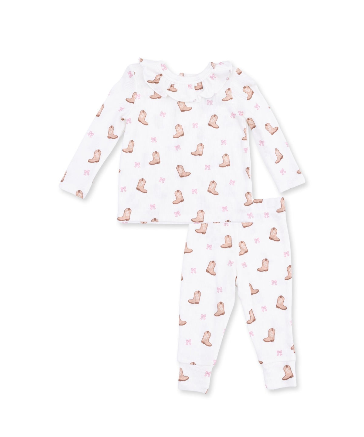 Mini Cowgirl Boots Ruffle set