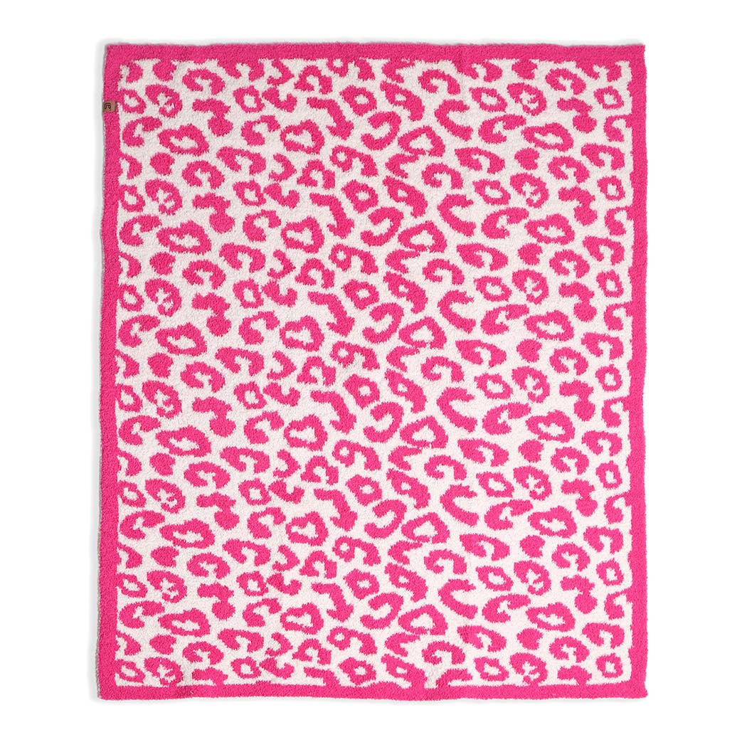Kids Leopard Print Luxury Soft Throw Blanket