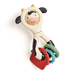 Itzy Spinner™ - Sensory Teething Rattle - Carmen the Cow