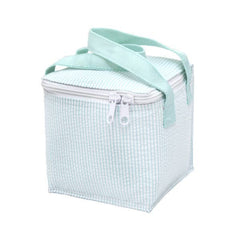 Mint Seersucker Snack Square | Mint