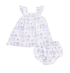 Country Western Heirloom Dress & Bloomer Set