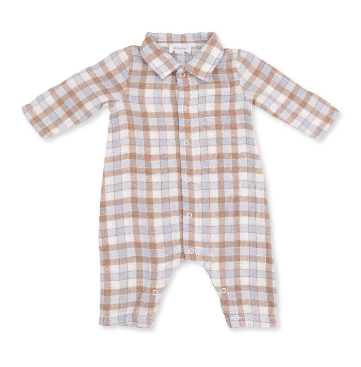 Western Plaid Romper