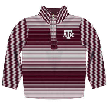 A&M Striped Pullover