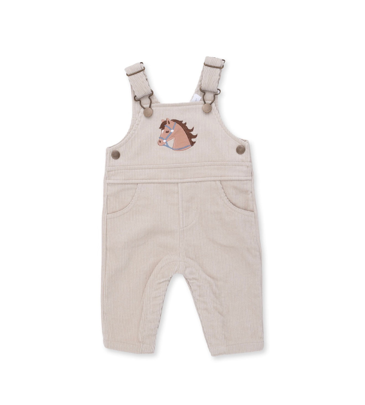 Peyote Corduroy Overall Horse