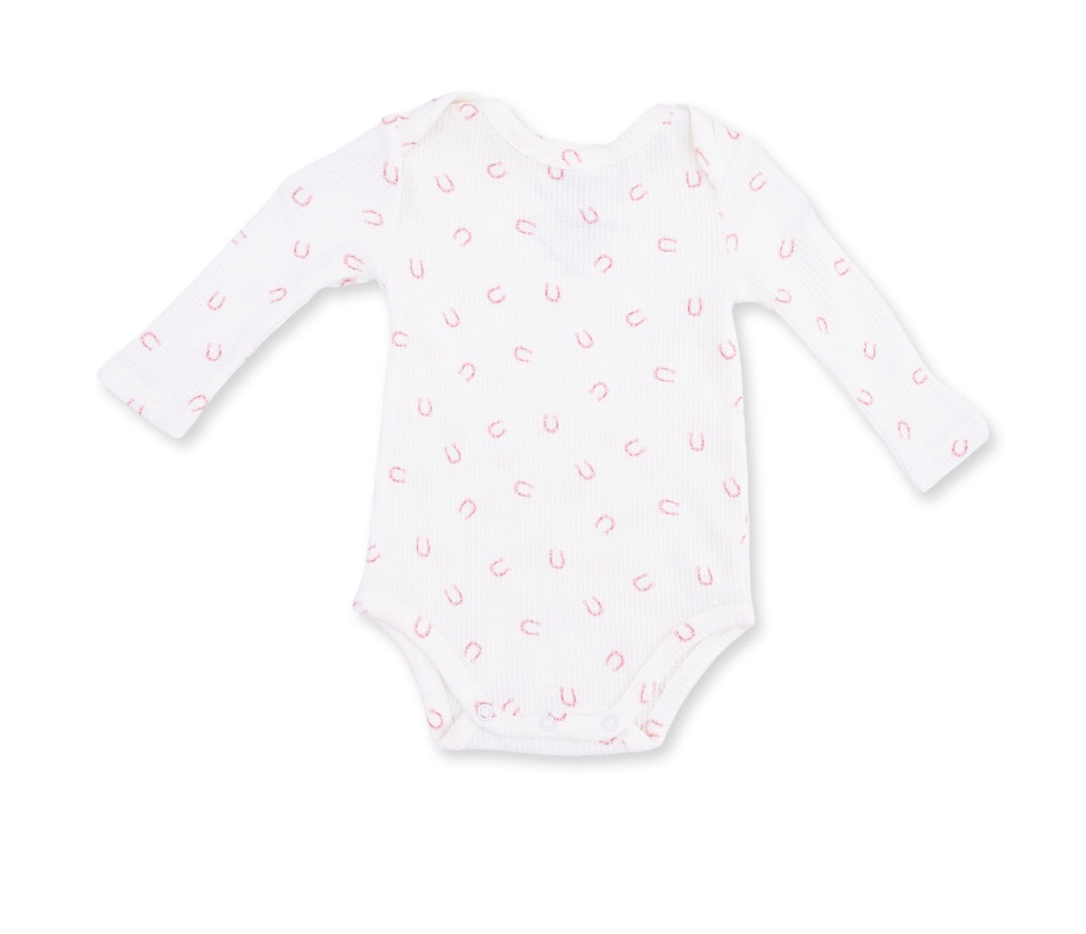 Little Horseshoes Pink Bodysuit