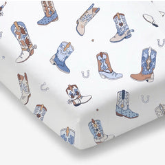 Buckaroo Boots Crib Sheet