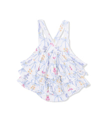 Ribbon Bouquet Ruffle Sunsuit