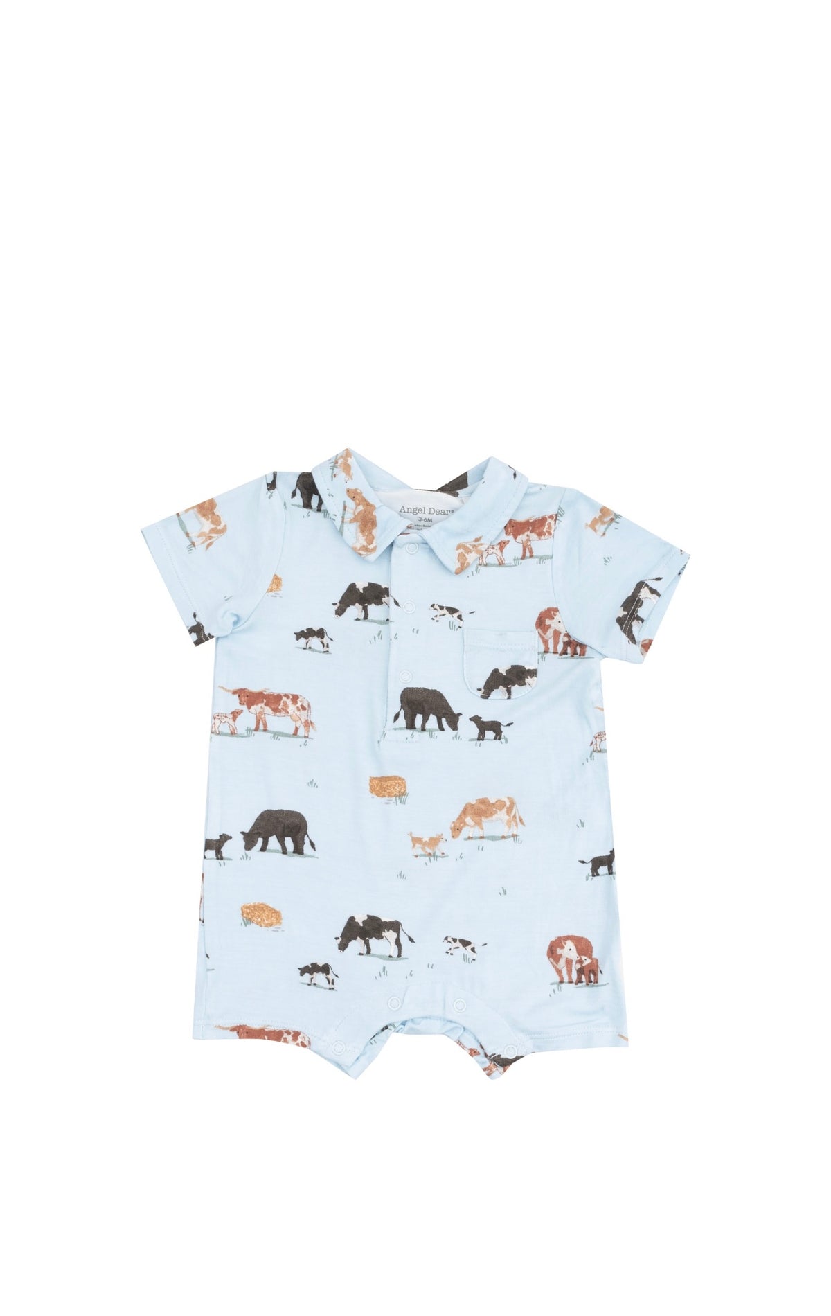 Cow Families Polo Shortie
