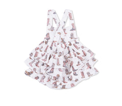 Cowgirl Boots Ruffle Sunsuit