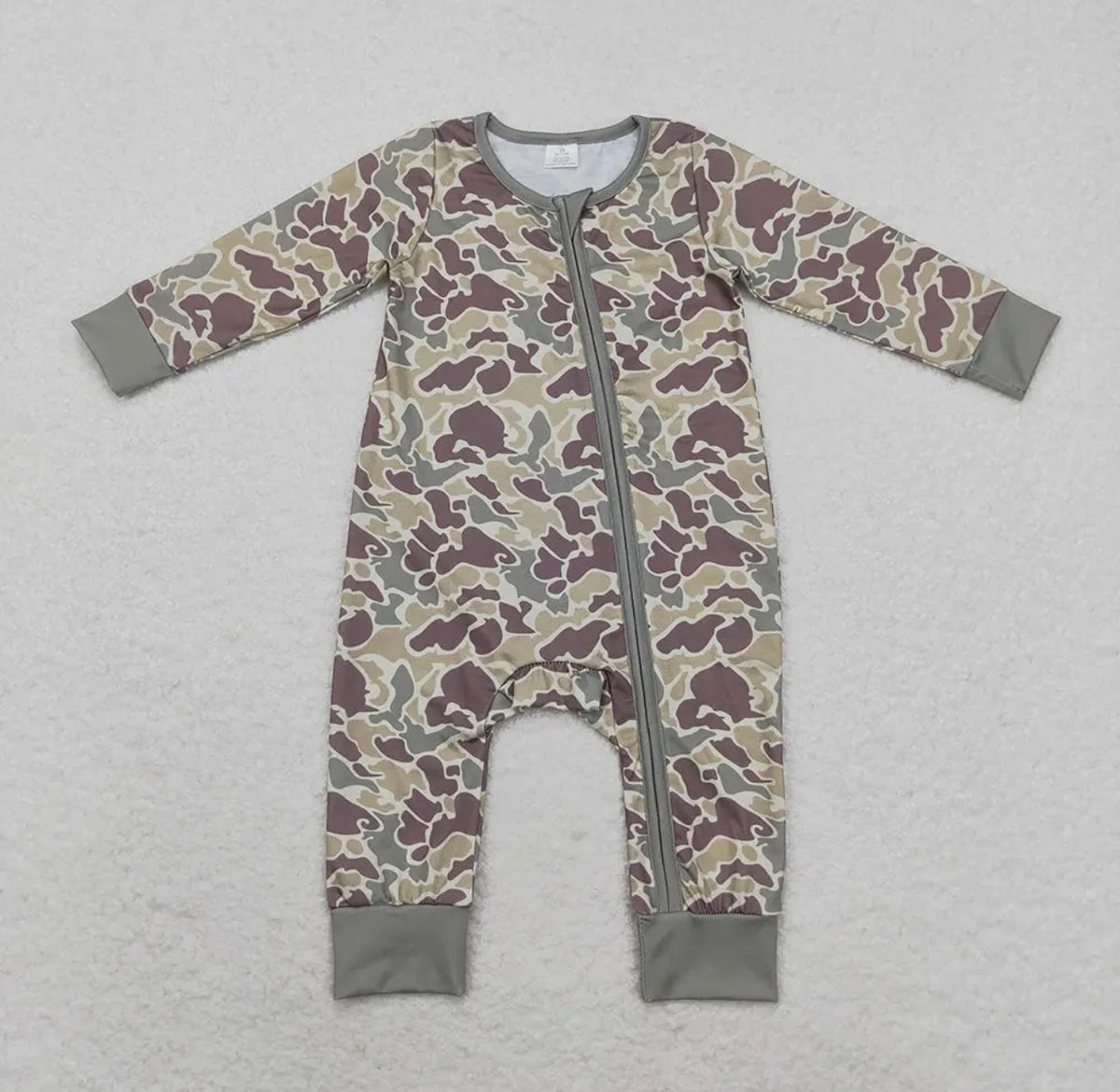 Baby Camo Bamboo Romper