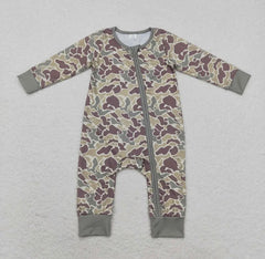 Baby Camo Bamboo Romper