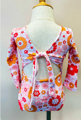 Girls Flower Swimsuit