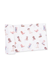 Buckarette Boots Swaddle Blanket