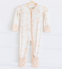 Tan Barnyard Toile Sleeper