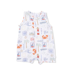 Mediterranean Shortie Romper