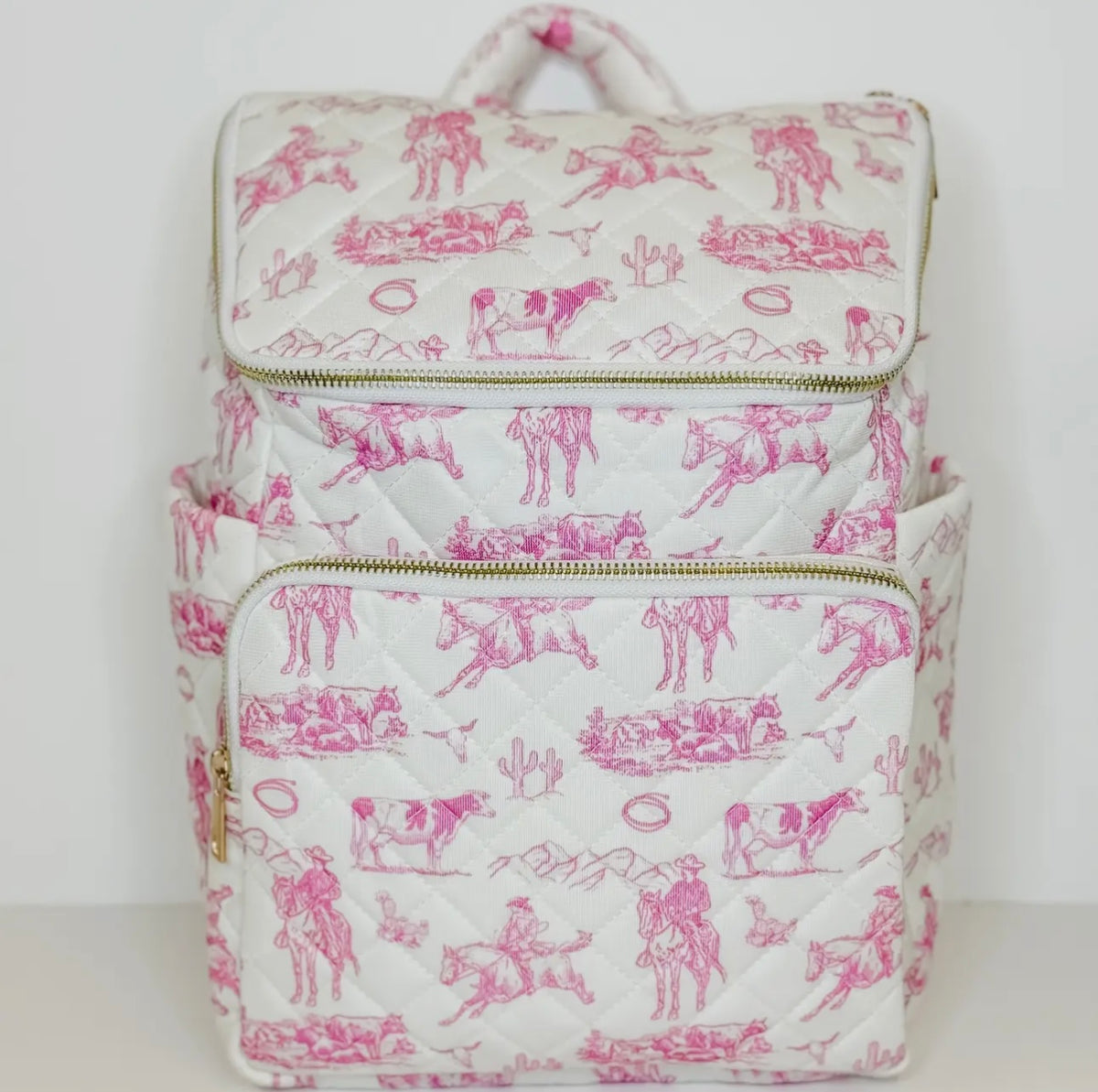 Pink western Backpack