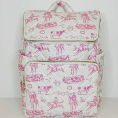 Pink western Backpack