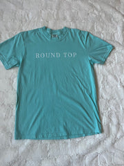 Turquoise Round Top T shirt