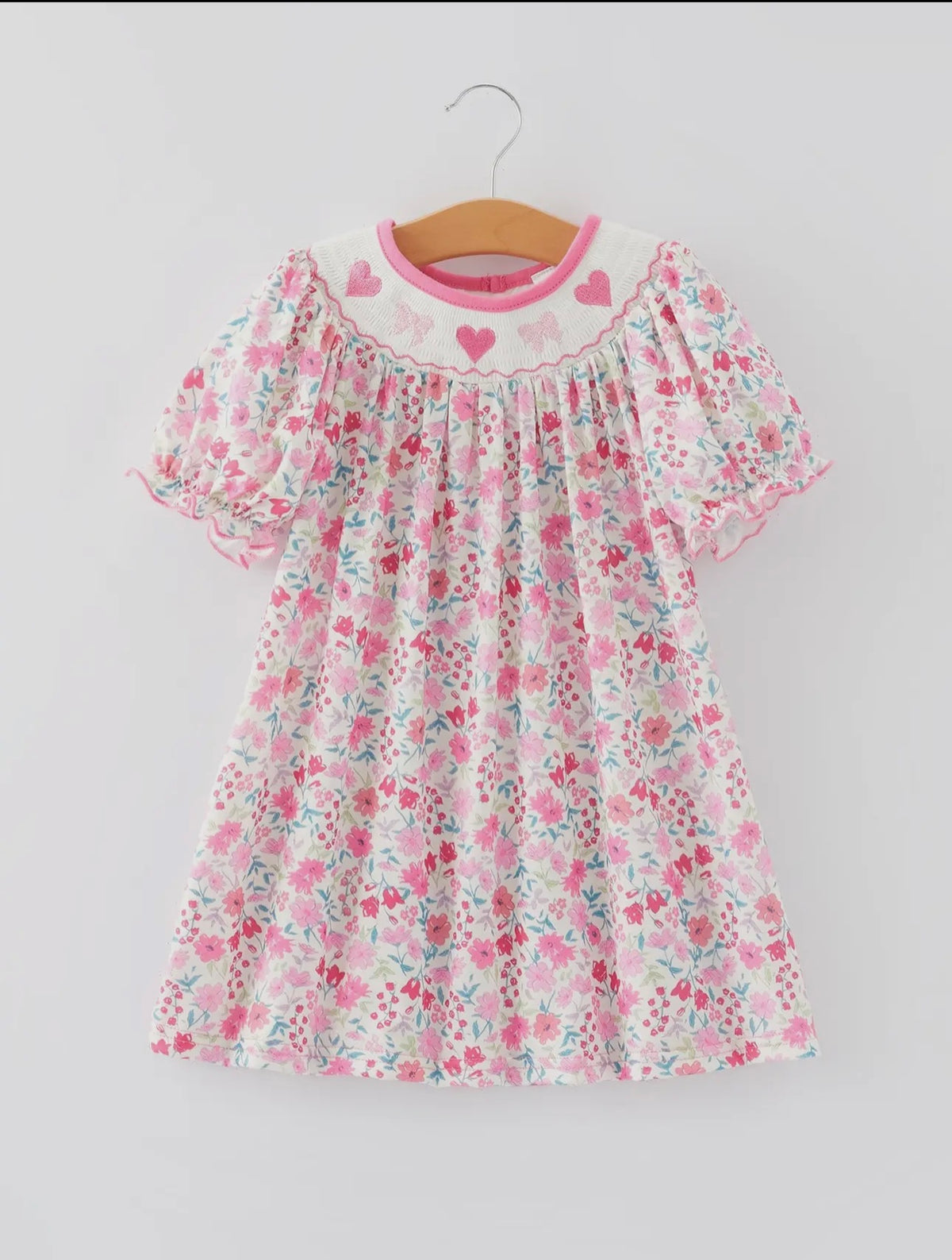 Girls Heart floral dress
