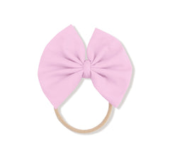 Pink Big Bow on Soft Headband