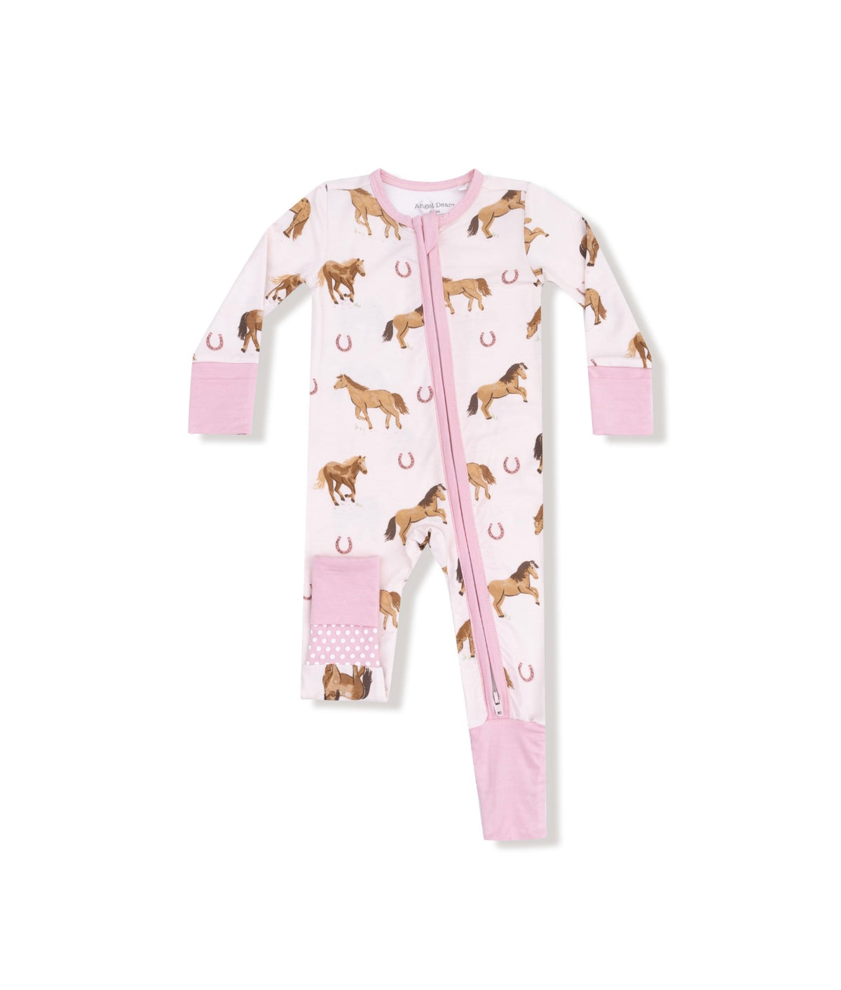 Horses Pink Romper