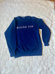 Round Top Navy Sweatshirt