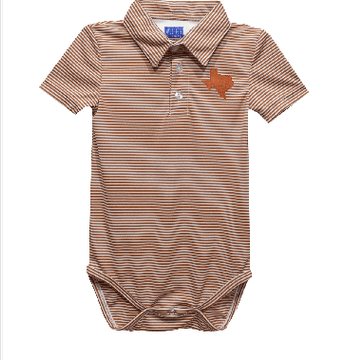 Texas Boys Polo Onesie