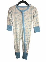 Blue Western Converter Romper