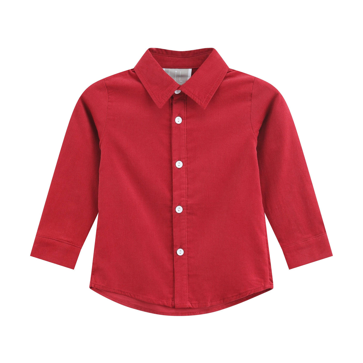 Red Corduroy Dress Shirt