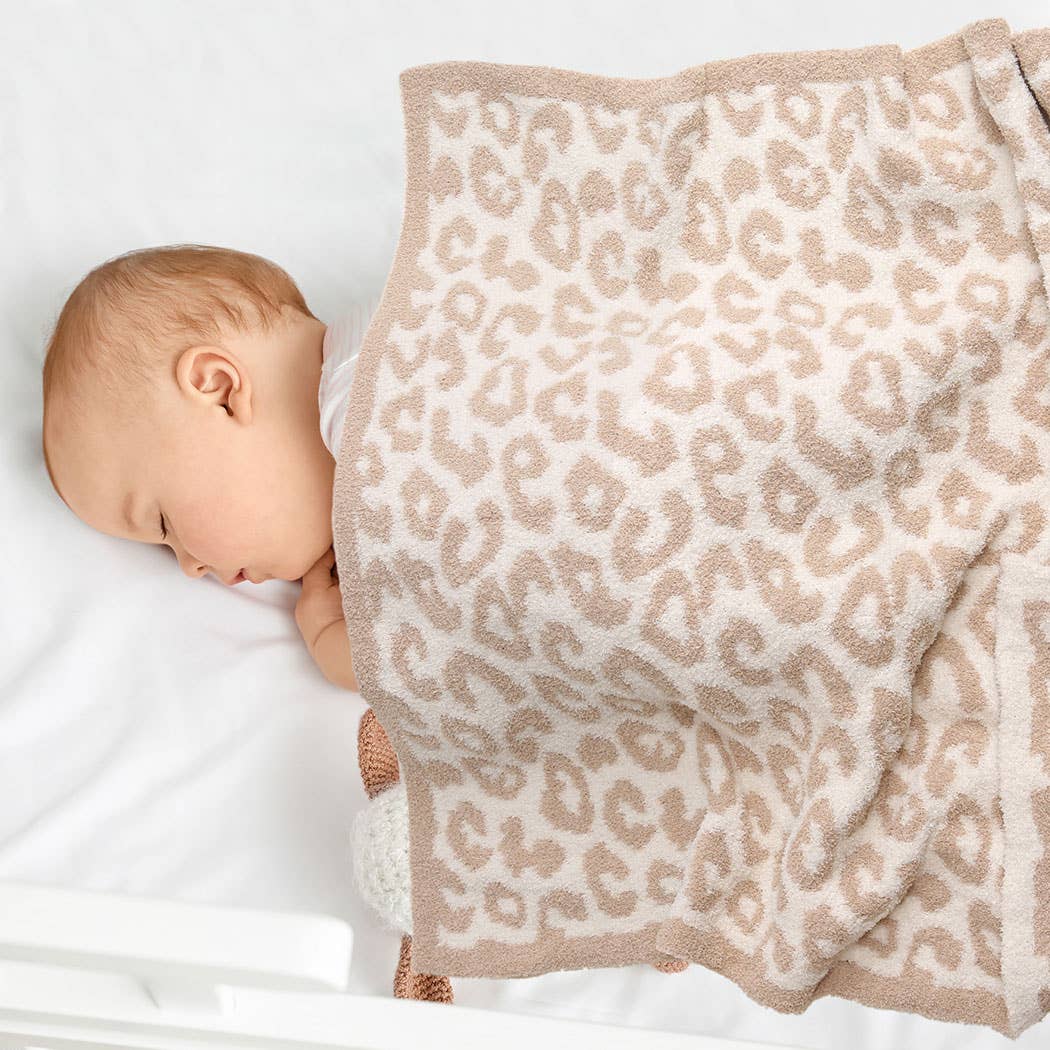Kids Leopard Print Luxury Soft Throw Blanket
