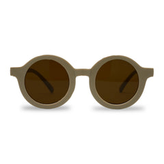 Kids Sunglasses - Taupe (Round)