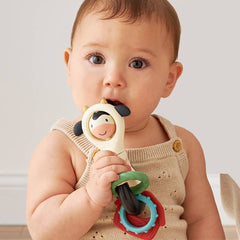 Itzy Spinner™ - Sensory Teething Rattle - Carmen the Cow